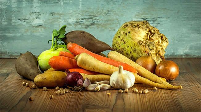 Fresh organic produce